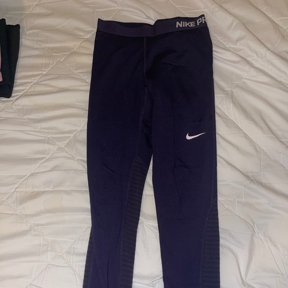 Nike pro leggings-purple